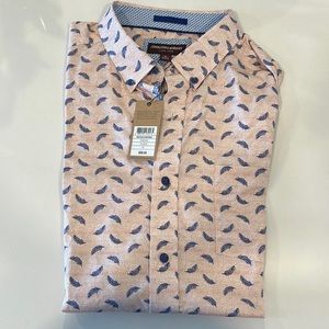JOHNSTON & MURPHY men’s collared shirt NWT